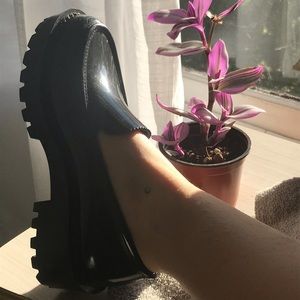 platform loafers / oxfords